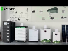 벽은 48V LiFePO4 배터리 5kwh-100kwh 가정 에너지 저장을 탑재했습니다